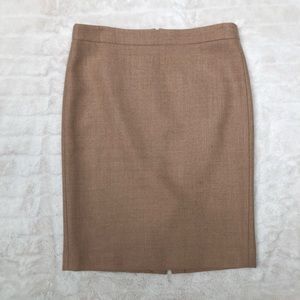 J.Crew no. 2 pencil skirt in double-serge wool
